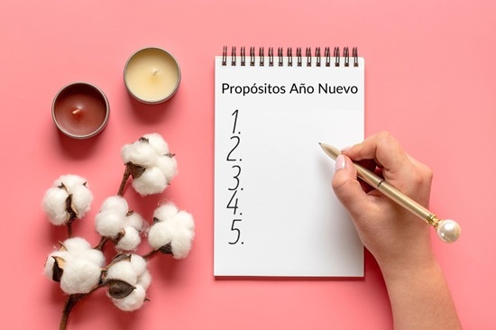 escribe tus prop�sitos en un papel